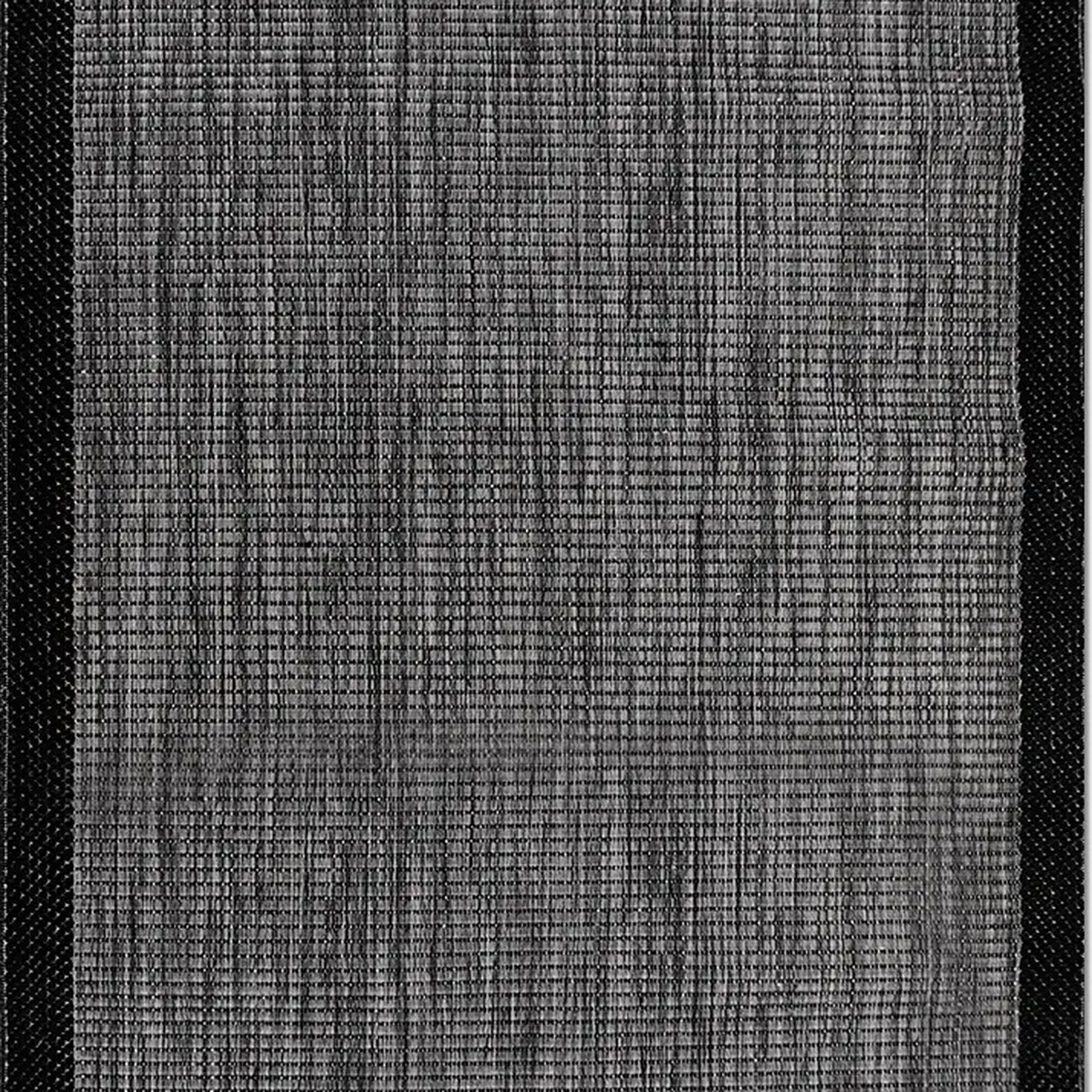 SHARED | Sedge Black Grey Striped Modern Machine Woven Living Room Be photo 5