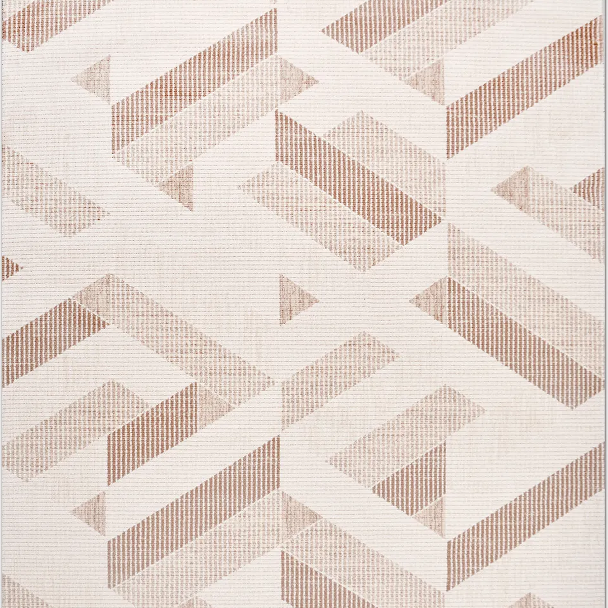 SHARED | Briar Cream Beige Geometric Modern Machine Woven Living Room photo 6
