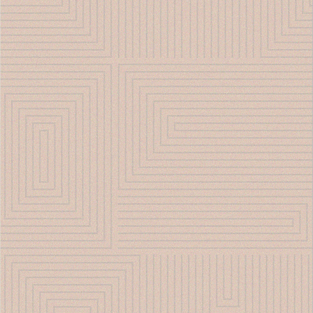 SHARED | Burnet Beige Modern Geometric Machine Woven Cream Ivory Livi photo 6