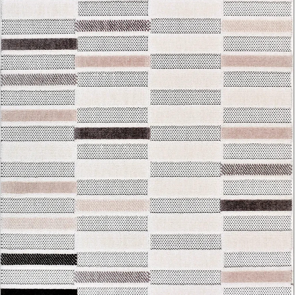 SHARED | Blackthorn Modern Geometric Machine Woven Cream Beige Blush  photo 6