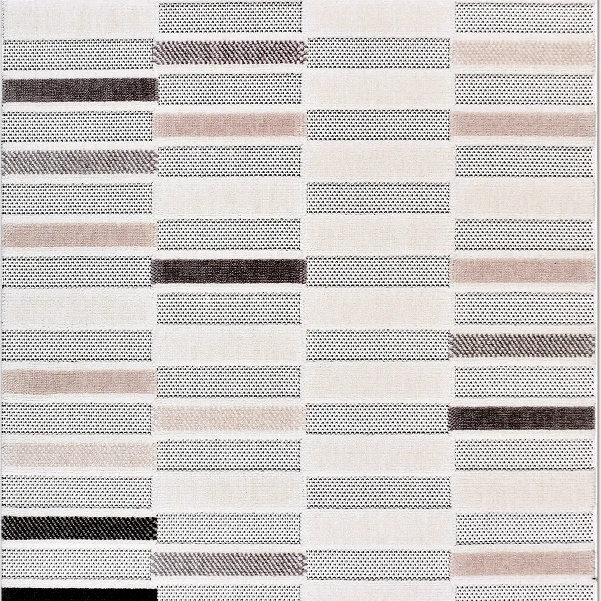 SHARED | Blackthorn Modern Geometric Machine Woven Cream Beige Blush  photo 6