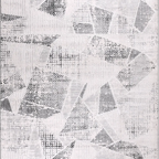SHARED | Magnetite Light Grey Abstract Modern Machine Woven Living Ro photo 6