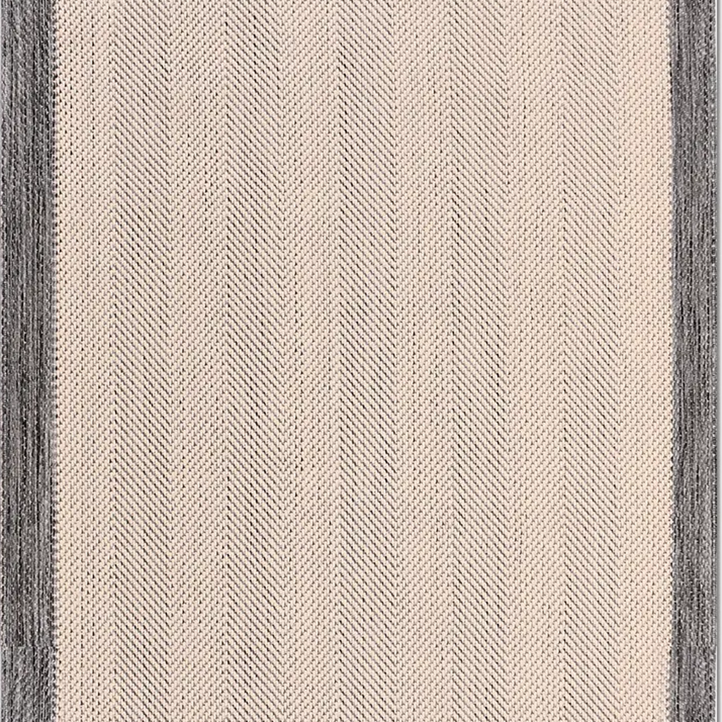 SHARED | Sloe Cream Charcoal Grey Scandinavian Geometric Machine Wove photo 5