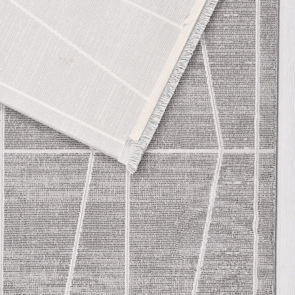 SHARED | Bayberry Taupe Cream Geometric Modern Machine Woven Living R photo 6