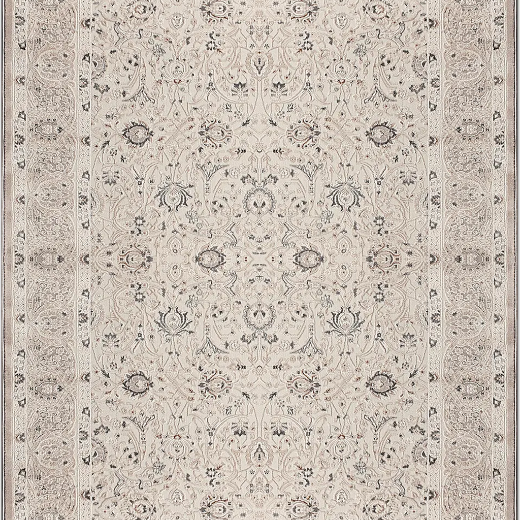 SHARED | Dolomite Persian Style Floral Cream Beige Grey Traditional M photo 6