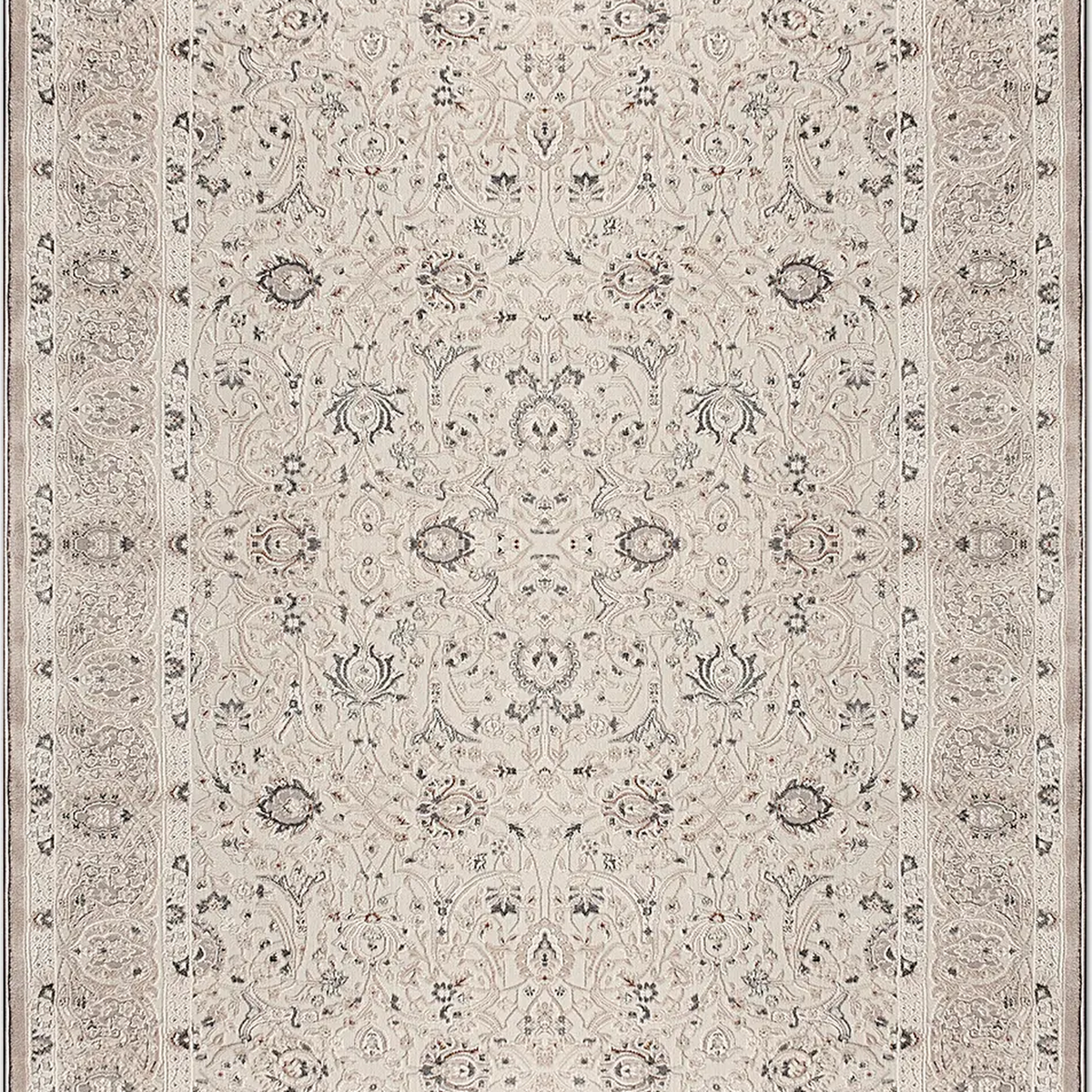 SHARED | Dolomite Persian Style Floral Cream Beige Grey Traditional M photo 6
