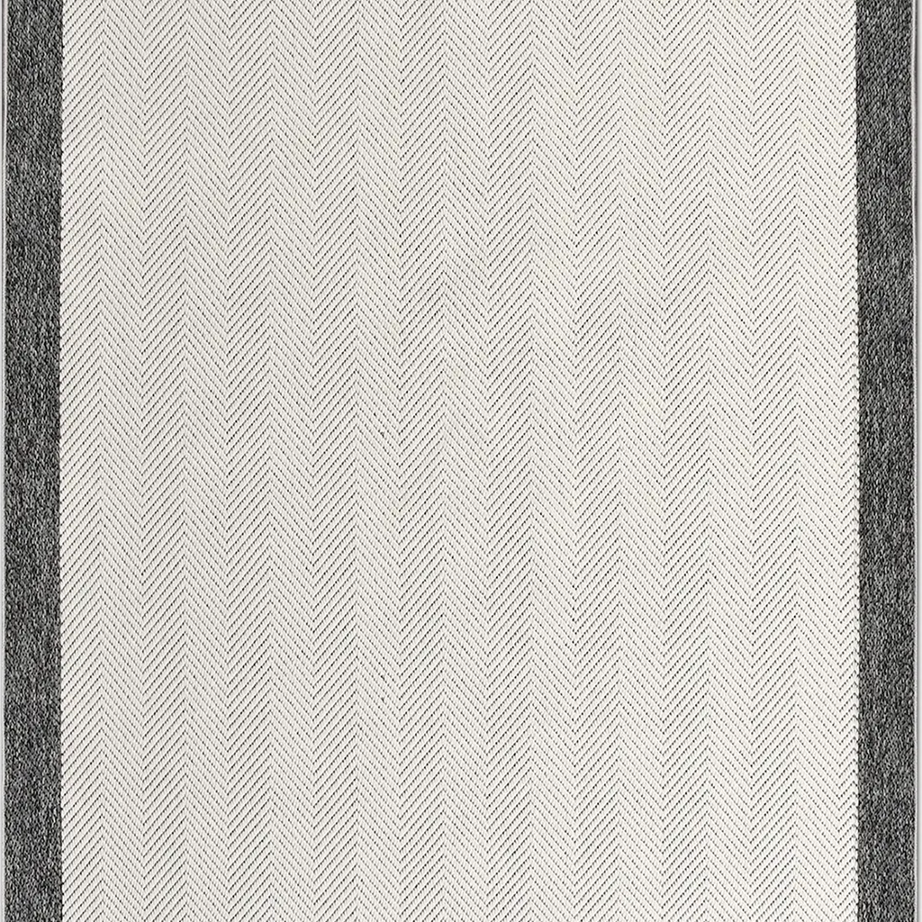 SHARED | Chicory Cream Charcoal Scandinavian Geometric Machine Woven  photo 6