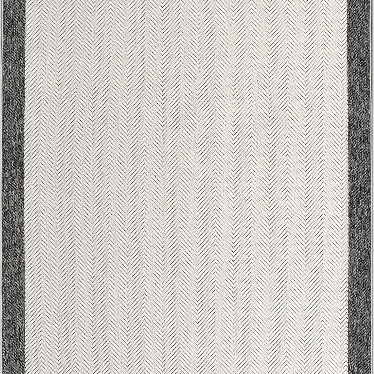 SHARED | Chicory Cream Charcoal Scandinavian Geometric Machine Woven  photo 6