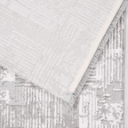 SHARED | Pergamon Cream Grey Abstract Modern Machine Woven Living Roo photo 6