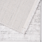 SHARED | Saffron Ivory Grey Striped Modern Machine Woven Living Room  photo 6