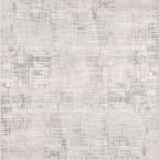 SHARED | Schist Cream Grey Abstract Modern Machine Woven Living Room  photo 6