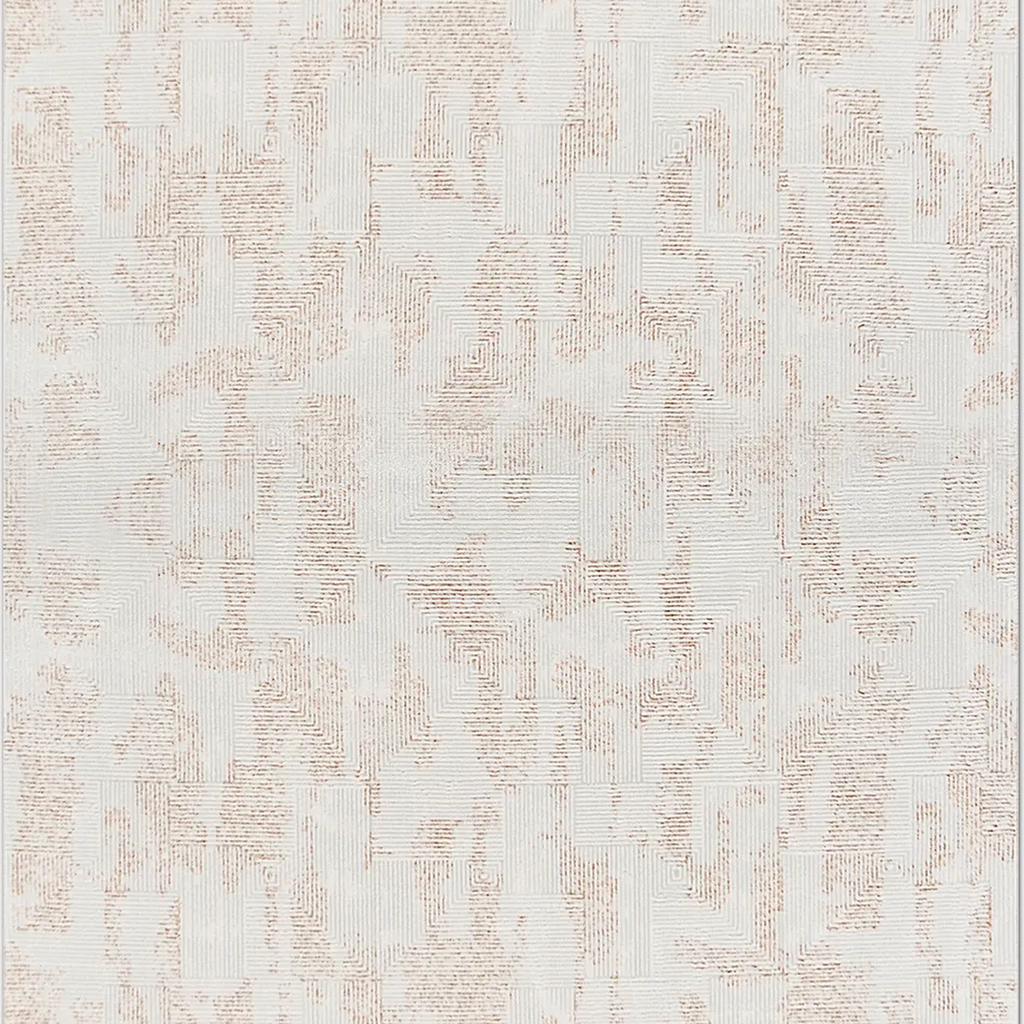 SHARED | Fen Cream Beige Abstract Modern Machine Woven Living Room Be photo 6