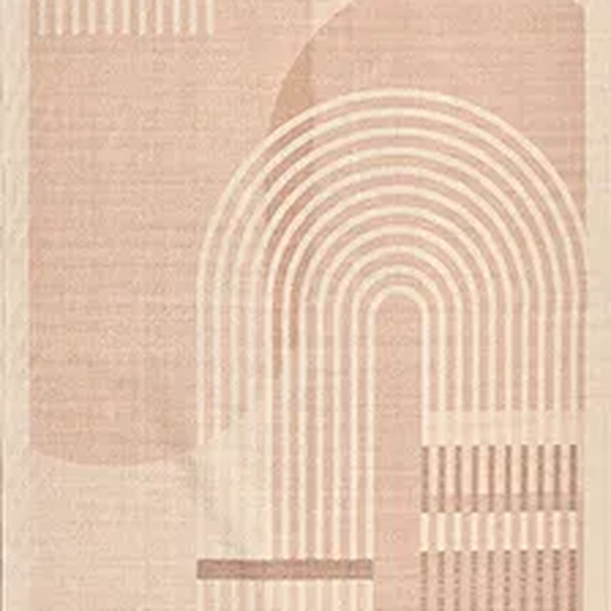 SHARED | Cloister Blush Pink Cream Solid Scandinavian Textured Machin photo 6