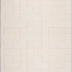 SHARED | Mistral Cream Geometric Modern Machine Woven Ivory Living Ro photo 6