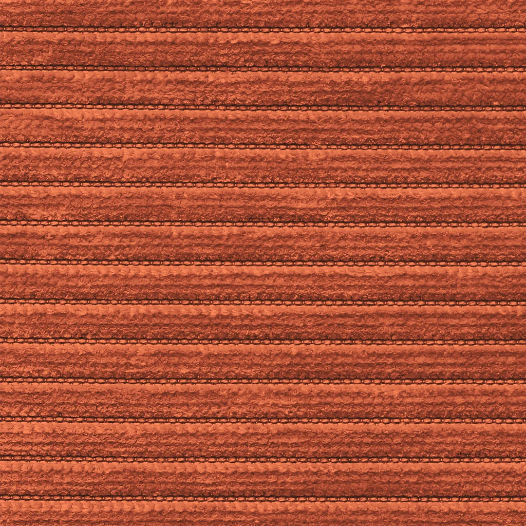 SHARED | Mullein Terracotta Rust Striped Modern Machine Woven Living  photo 7