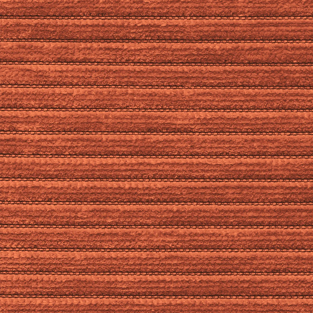 SHARED | Mullein Terracotta Rust Striped Modern Machine Woven Living  photo 7