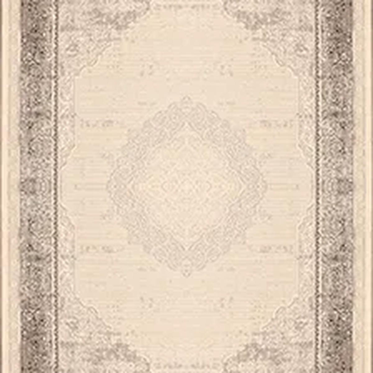 SHARED | Alcove Cream Taupe Traditional Damask Medallion Machine Wove photo 6