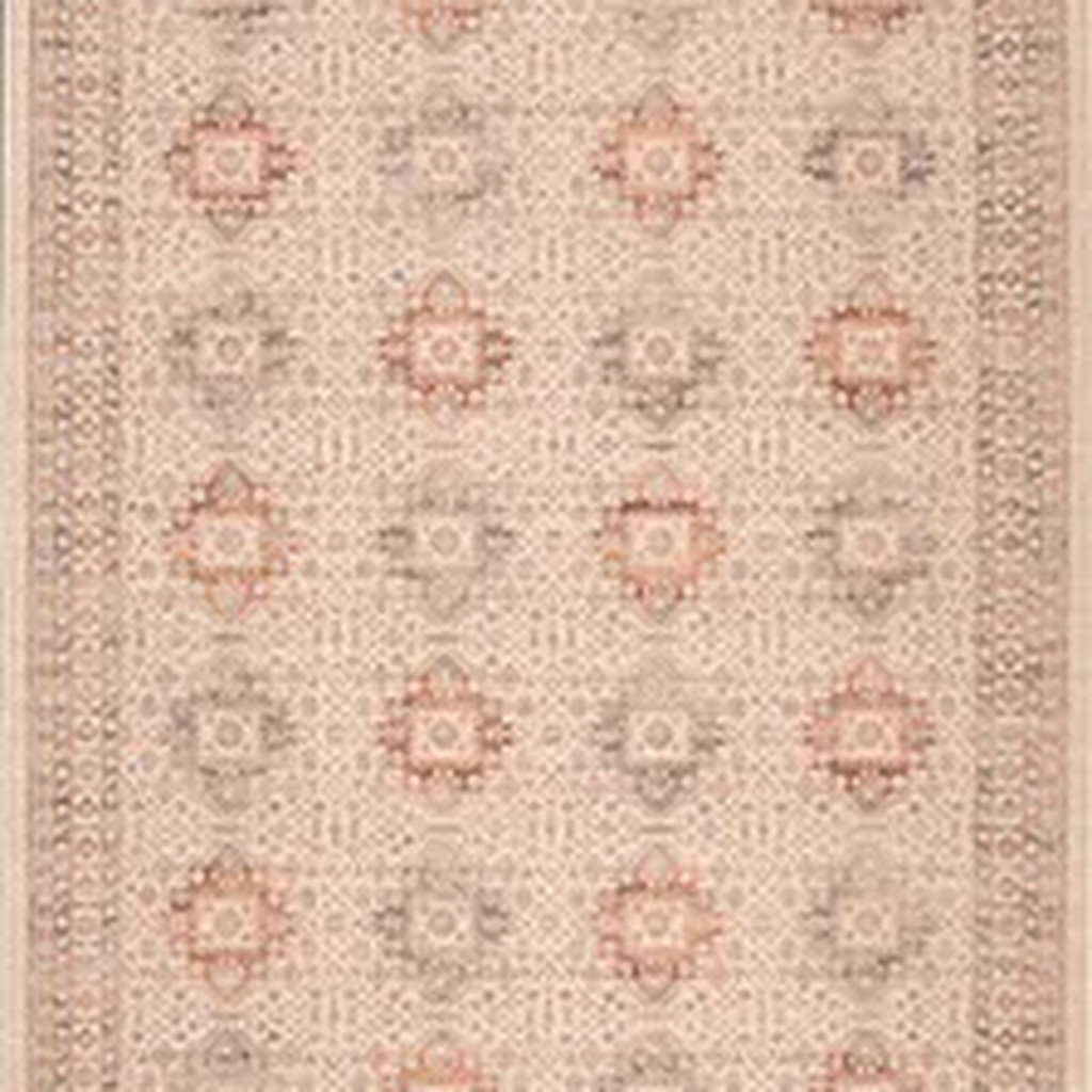 SHARED | Chancel Blush Pink Cream Persian Style Traditional Machine W photo 6
