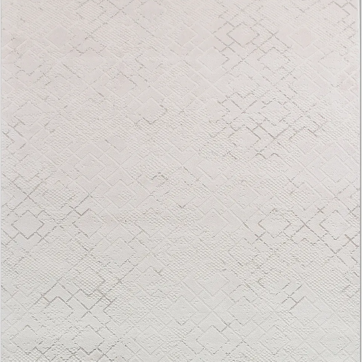 SHARED | Westerly Cream Ivory Geometric Transitional Modern Machine W photo 6