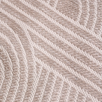 SHARED | Mica Beige Ivory Geometric Transitional Modern Machine Woven photo 7