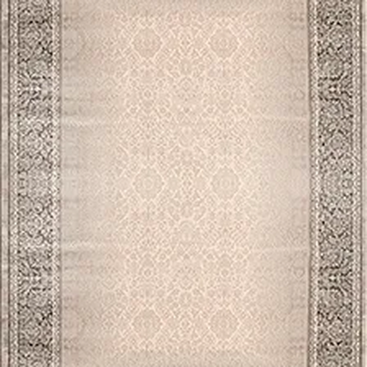 SHARED | Arcade Cream Taupe Brown Persian Style Traditional Machine W photo 6