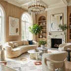 SHARED | Lodge Cream Boho Geometric Diamond Machine Woven Living Room photo 6