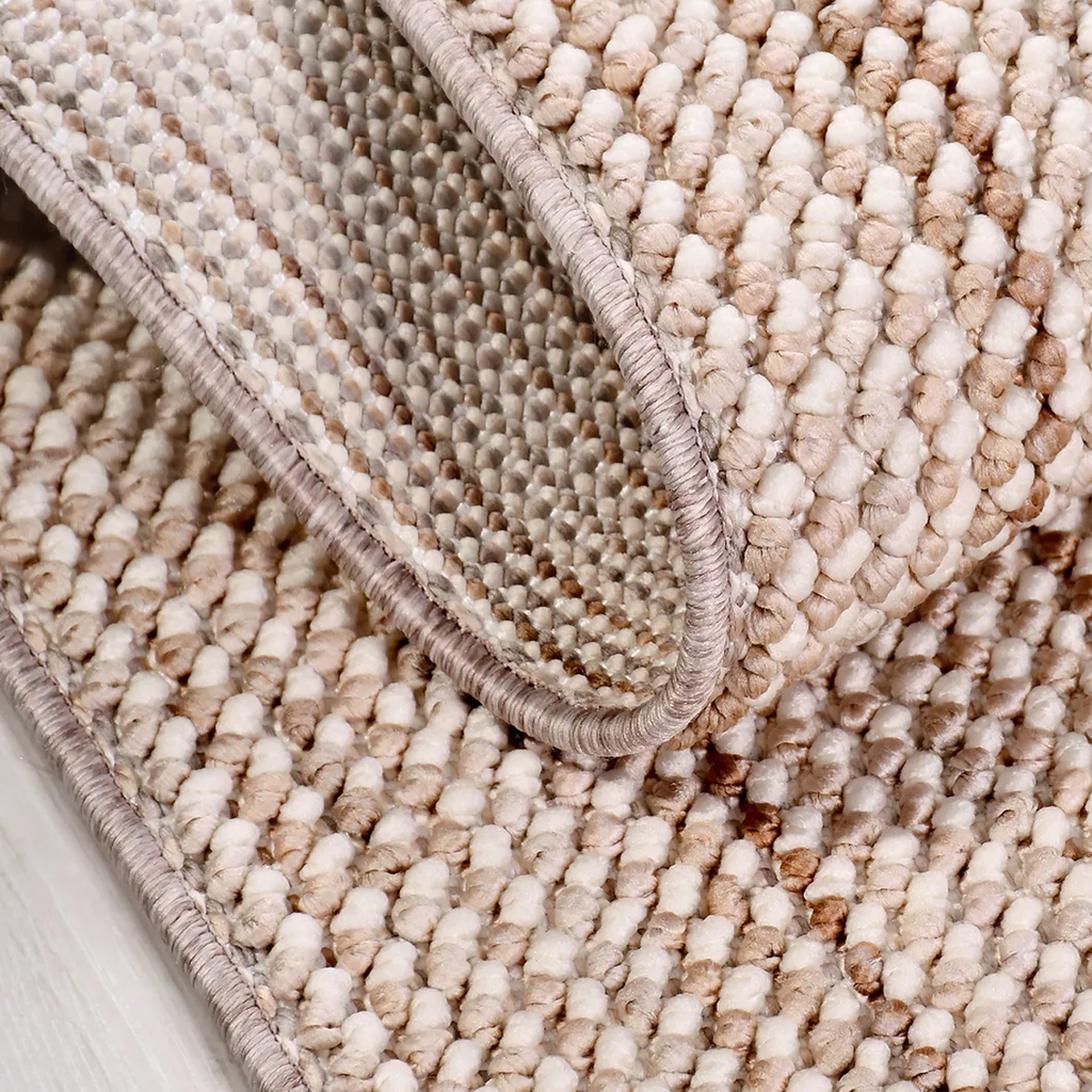 SHARED | Promenade Blush Beige Solid Textured Modern Machine Woven Li photo 6