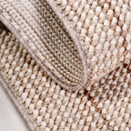 SHARED | Promenade Blush Beige Solid Textured Modern Machine Woven Li photo 6