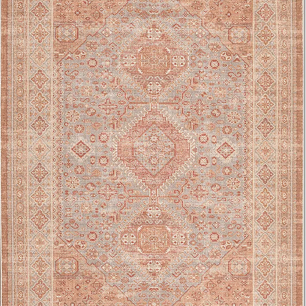 SHARED | Colonnade Terracotta Cream Persian Style Traditional Machine photo 5