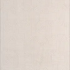 SHARED | Gloaming Cream Modern Geometric Carved Texture Machine Woven photo 6