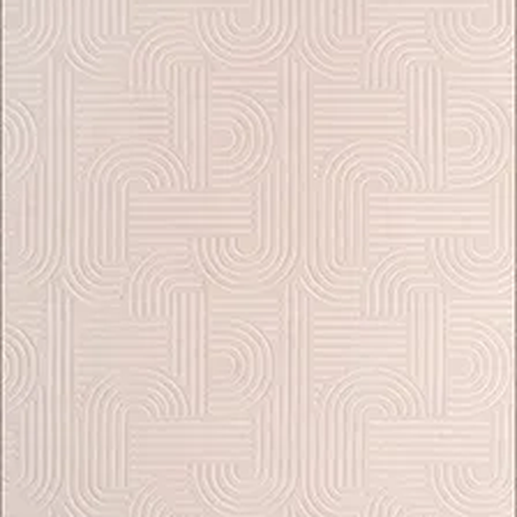SHARED | Halcyon Cream Ivory Geometric Arch Modern Machine Woven Livi photo 7