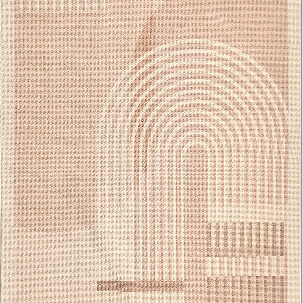 SHARED | Cloister Blush Pink Cream Solid Scandinavian Textured Machin photo 7