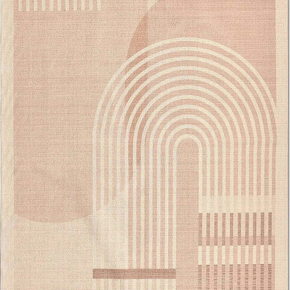 SHARED | Cloister Blush Pink Cream Solid Scandinavian Textured Machin photo 7