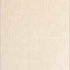SHARED | Snowmelt Cream Abstract Modern Machine Woven Textured Living photo 7
