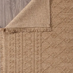 SHARED | Yarrow Tan Boho Geometric Diamond Machine Woven Living Room  photo 8