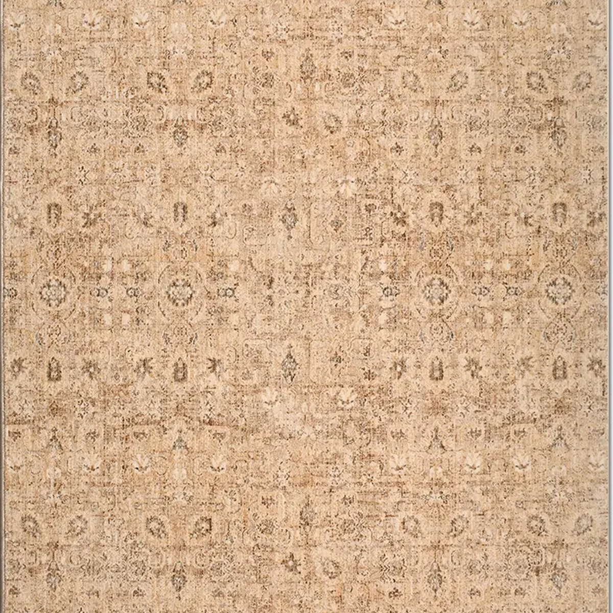SHARED | Pantile Distressed Persian Style Traditional Beige Brown Mac photo 7