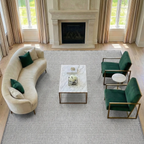 SHARED | Rainfall Light Grey Ivory Solid Modern Machine Woven Living  photo 7
