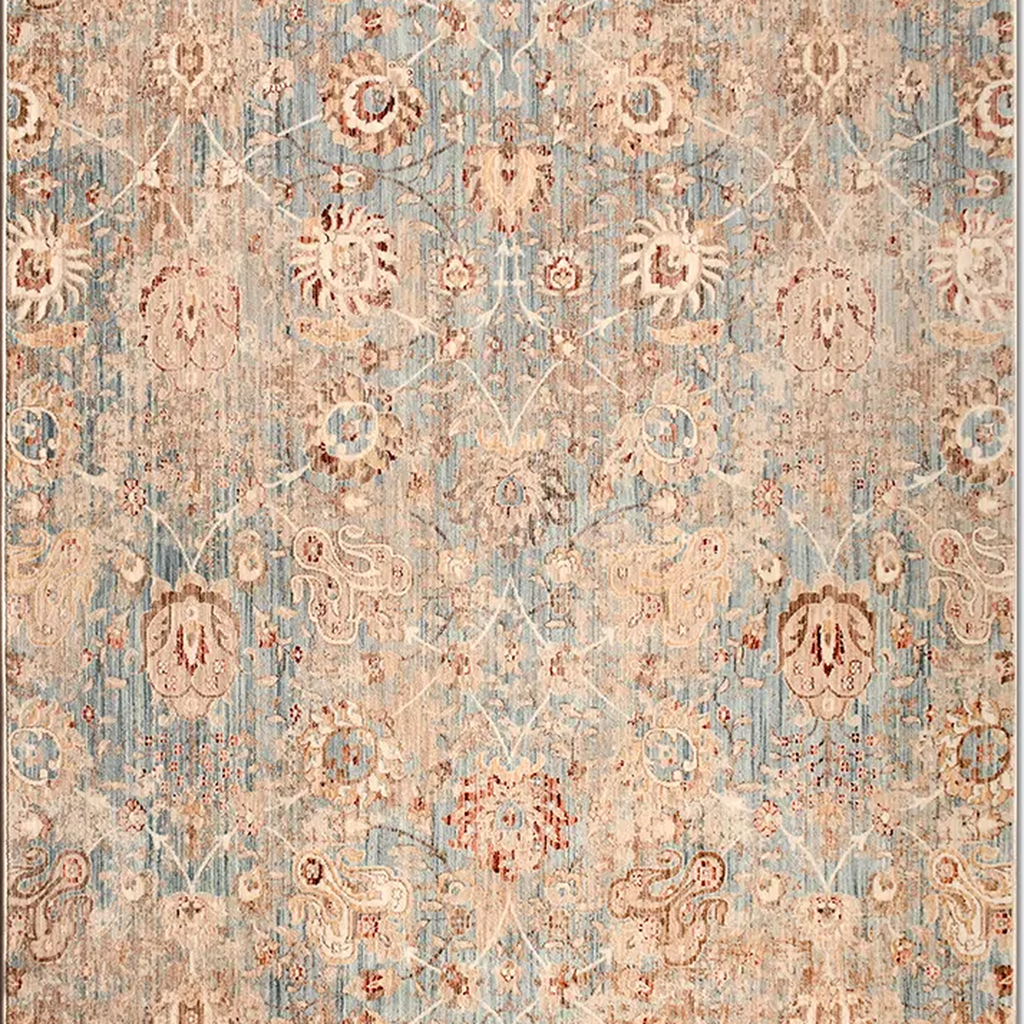 SHARED | Piazza Distressed Persian Style Traditional Machine Woven Bl photo 7