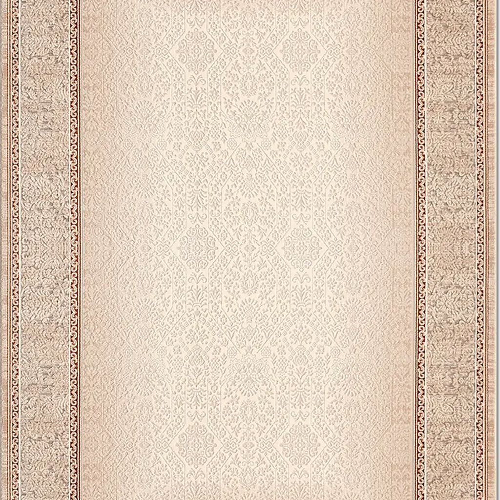 SHARED | Armory Traditional Damask Scrollwork Cream Beige Rust Machin photo 7