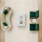 SHARED | Noontide Cream Ivory Solid Modern Machine Woven Living Room  photo 7