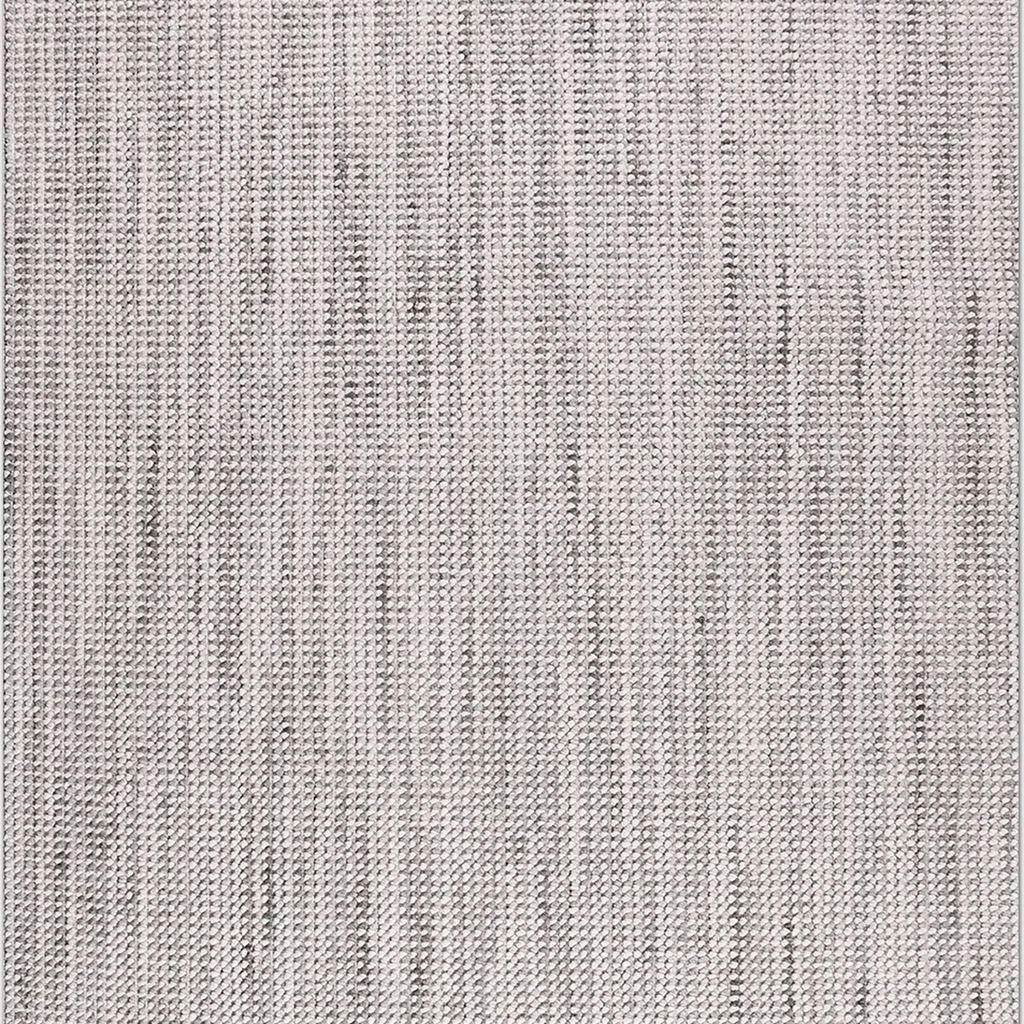 SHARED | Quadrangle Ivory Grey Solid Textured Transitional Modern Mac photo 7