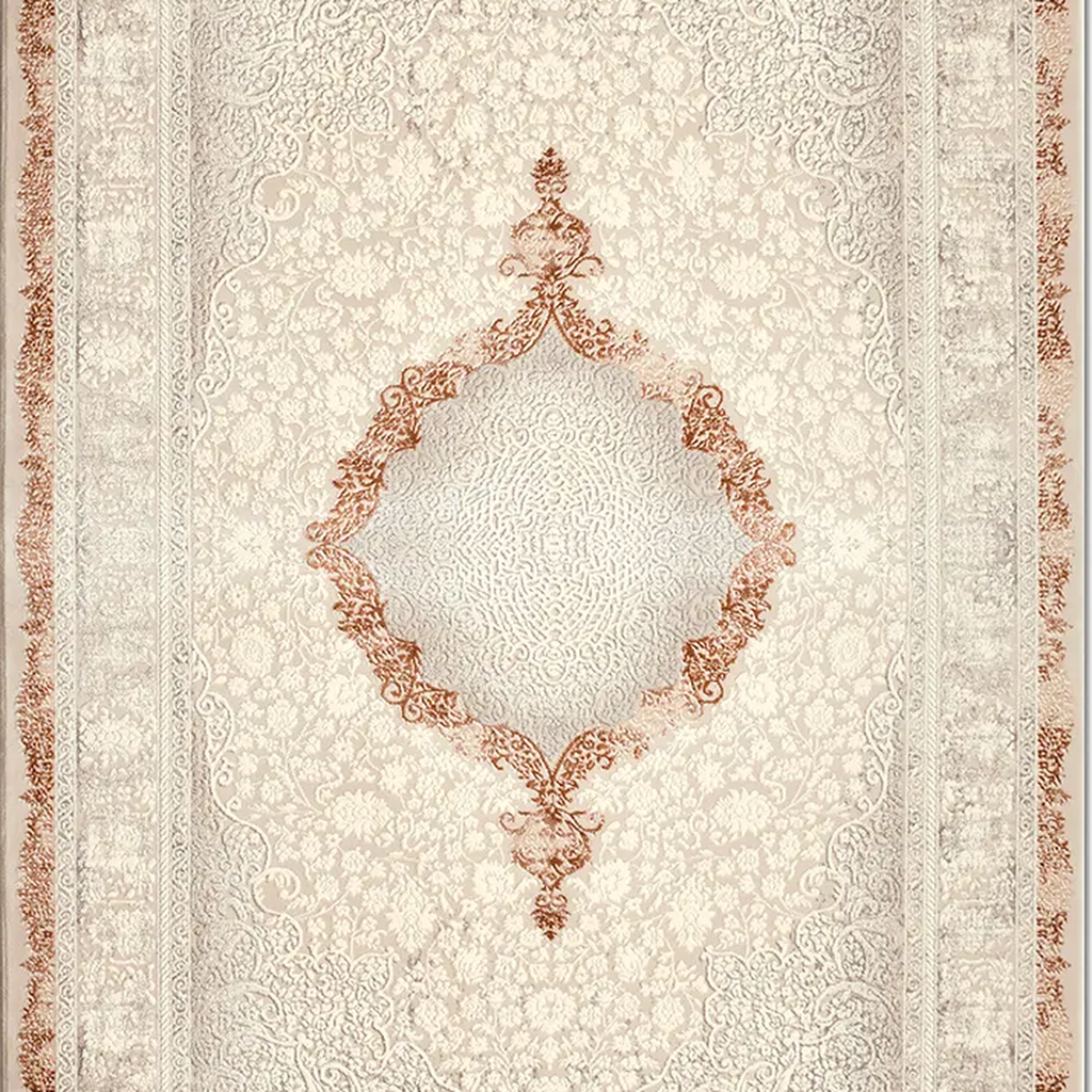 SHARED | Bastion Cream Grey Traditional Damask Machine Woven Living R photo 7