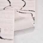 SHARED | Tradewind Ivory Charcoal Abstract Modern Machine Woven Livin photo 7
