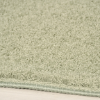 SHARED | Sunbeam Sage Green Solid Shaggy Scandinavian Machine Woven L photo 7