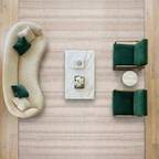 SHARED | Lumen Beige Striped Transitional Modern Machine Woven Living photo 7