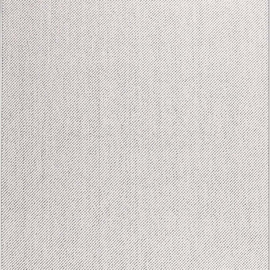 SHARED | Rotunda Cream Solid Flatweave Look Machine Woven Modern Livi photo 7