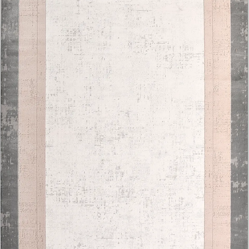 SHARED | Demre Cream Grey Abstract Modern Machine Woven Living Room B photo 8