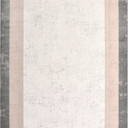 SHARED | Demre Cream Grey Abstract Modern Machine Woven Living Room B photo 8