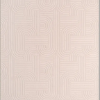 SHARED | Halcyon Cream Ivory Geometric Arch Modern Machine Woven Livi photo 8