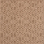 SHARED | Yarrow Tan Boho Geometric Diamond Machine Woven Living Room  photo 9